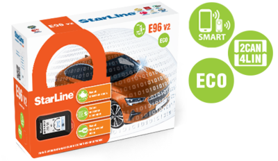 Автосигнализация StarLine E96 v2 BT 2CAN-4LIN ECO&nbsp;