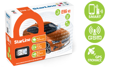 Автосигнализация StarLine E96 v2 BT 2CAN+4LIN 2SIM GSM-GPS 